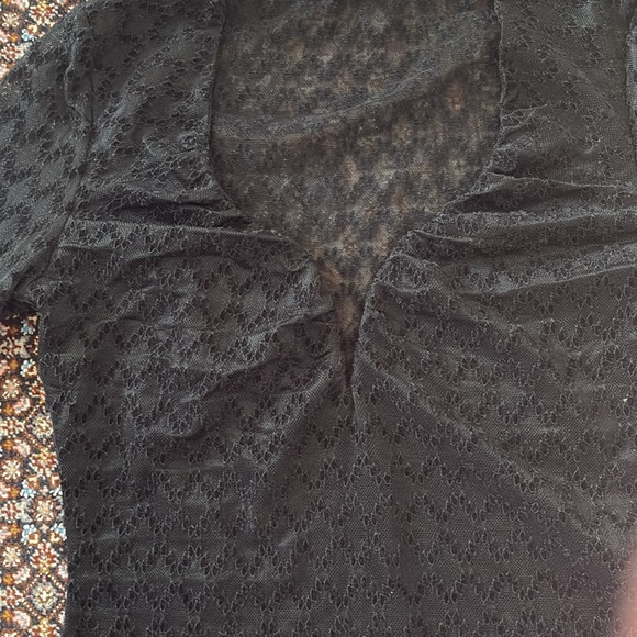 Black Long Sleeve Bodysuit - Picture 2 of 6